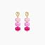 Chunky Acrylic Bead Earrings for Women, Colorful Statement Drop Dangle Earrings, Gold Tone Fashion Jewelry for Vacation, Resort, Beach, Party & Sum