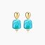Chunky Acrylic Bead Earrings for Women, Colorful Statement Drop Dangle Earrings, Gold Tone Fashion Jewelry for Vacation, Resort, Beach, Party & Sum